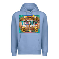 Colony Blue teacher vibes tumbler Premium Hoodie - BundleAndBundleShop