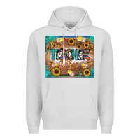 Dove Grey teacher vibes tumbler Premium Hoodie - BundleAndBundleShop