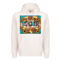 Pale Pink teacher vibes tumbler Premium Hoodie - BundleAndBundleShop