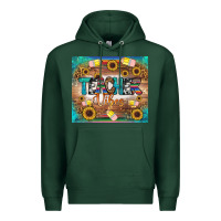 Sports Green teacher vibes tumbler Premium Hoodie - BundleAndBundleShop