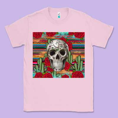Skull Cactus Classic Tee Designed By Jahusdesignshop