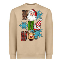 Ho Ho Ho Christmas Heavyweight Sweatshirt | Teevron
