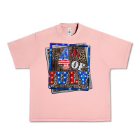 Salmon 4th of July  4th of july Urban Heavy Tee - CowGirlArtShop