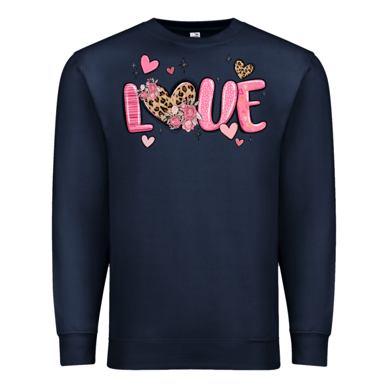 Love Valentines Day Premium Sweatshirt by MaliasSmallBusiness | Teevron