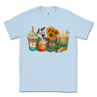 Dusty Blue rodeo coffee cups Classic Tee - AdoDesignShop