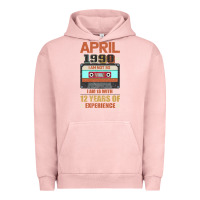 Pigment Salmon Aprıl 1990 I Am Not 30 I'm 18 With 12 Years Of Experience Urban Hoodie - Bettercallsaul