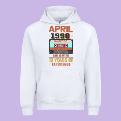 Aprıl 1990 I Am Not 30 I'm 18 With 12 Years Of Experience Urban Hoodie Designed By Bettercallsaul