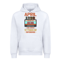 White Aprıl 1990 I Am Not 30 I'm 18 With 12 Years Of Experience Urban Hoodie - Bettercallsaul