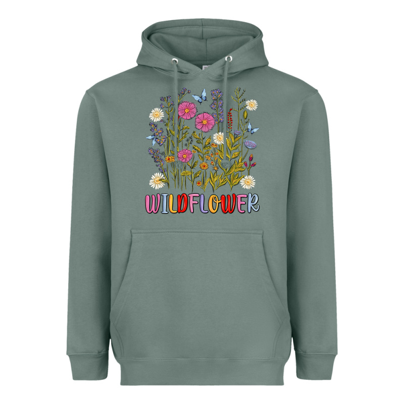 Wildflower Malias Heavyweight Hoodie by MaliasSmallBusiness | Teevron