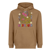 Toasted Coconut wildflower malias Heavyweight Hoodie - MaliasSmallBusiness