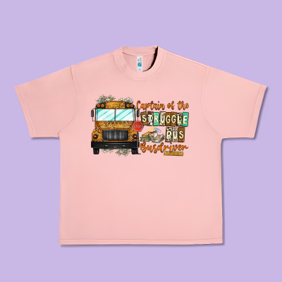 Captain Of Struggle Bus Busdrive Urban Heavy Tee Designed By Cowhidedigitalart