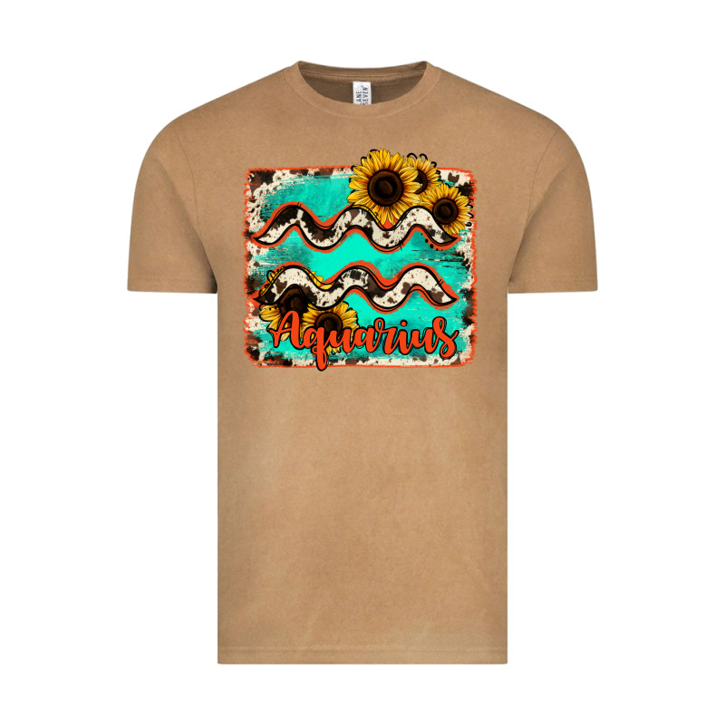 Aquarius Turquoise Cowhide Vintage Tee by RanaPortraitStore | Teevron
