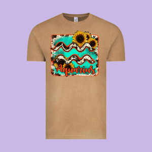 Aquarius Turquoise Cowhide Vintage Tee Designed By Ranaportraitstore