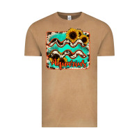 Vintage Camel aquarius turquoise cowhide Vintage Tee - RanaPortraitStore