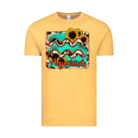 Vintage Mustard aquarius turquoise cowhide Vintage Tee - RanaPortraitStore