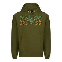 Army Green teacher of tiny humans libbey glass Premium Hoodie - BundleAndBundleShop