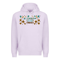 Lilac teacher of tiny humans libbey glass Premium Hoodie - BundleAndBundleShop