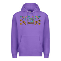 Purple teacher of tiny humans libbey glass Premium Hoodie - BundleAndBundleShop