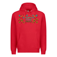 Red teacher of tiny humans libbey glass Premium Hoodie - BundleAndBundleShop