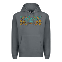 Rock teacher of tiny humans libbey glass Premium Hoodie - BundleAndBundleShop