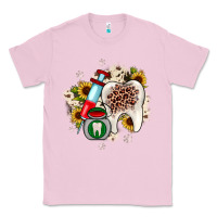 Bubblegum Pink Christmas dental sunflower Classic Tee - JahusDesignShop