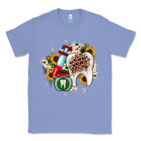 Colony Blue Christmas dental sunflower Classic Tee - JahusDesignShop