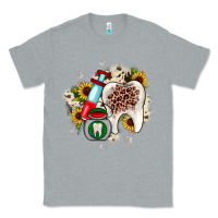 Heather Grey Christmas dental sunflower Classic Tee - JahusDesignShop