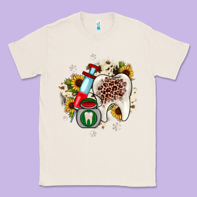 Christmas Dental Sunflower Classic Tee Designed By Jahusdesignshop
