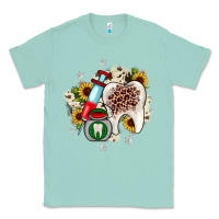 Seafoam Christmas dental sunflower Classic Tee - JahusDesignShop