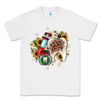 White Christmas dental sunflower Classic Tee - JahusDesignShop