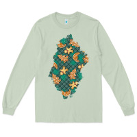 Matcha christmas gingerbread cookies patch Long Sleeve Tee - BundleAndBundleShop