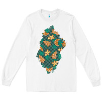 White christmas gingerbread cookies patch Long Sleeve Tee - BundleAndBundleShop