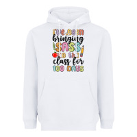 White i ve been bringing sass to the class for 100 days Heavyweight Hoodie - MaliasSmallBusiness