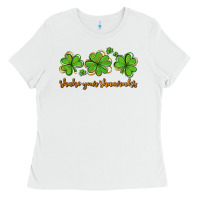 White shake your shamrocks Ladies Tee - AdoDesignShop