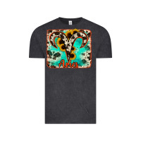 Vintage Black aries turquoise cowhide Vintage Tee - RanaPortraitStore
