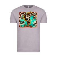 Vintage Zinc aries turquoise cowhide Vintage Tee - RanaPortraitStore