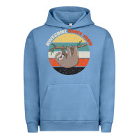 Pigment Pebble Blue Born in 1980 Womens 1980 Urban Hoodie - Bettercallsaul