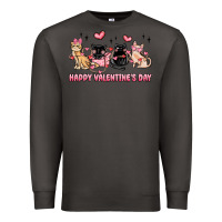 Smoke happy valentines day cats Premium Sweatshirt - MaliasSmallBusiness