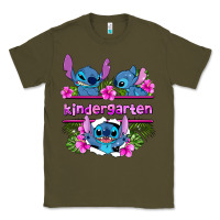Army Green preview flower stitch kindergarten Classic Tee - AdoDesignShop