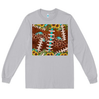 Moon Dust football leopard gemstone sunflower Long Sleeve Tee - JahusDesignShop