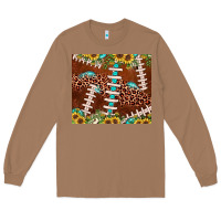 Toasted Coconut football leopard gemstone sunflower Long Sleeve Tee - JahusDesignShop