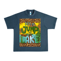 Midnight Navy let's go jump in the lake air freshener Urban Heavy Tee - HRA Design Shop