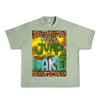 Oil Green let's go jump in the lake air freshener Urban Heavy Tee - HRA Design Shop