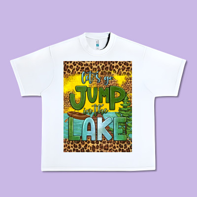 Let's Go Jump In The Lake Air Freshener Urban Heavy Tee Designed By Hra Design Shop