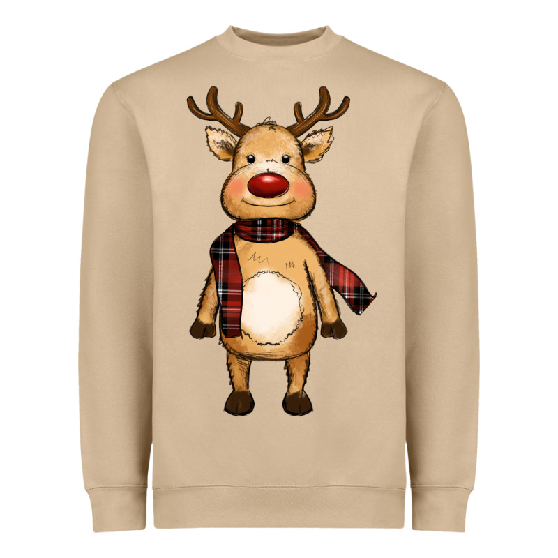 Cute Reindeer Heavyweight Sweatshirt by RanaPortraitStore | Teevron