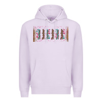 Lilac teacher gemstone and pink flower libbey glass Premium Hoodie - BundleAndBundleShop