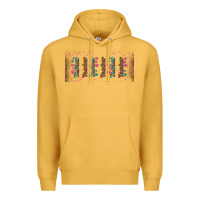 Mustard teacher gemstone and pink flower libbey glass Premium Hoodie - BundleAndBundleShop