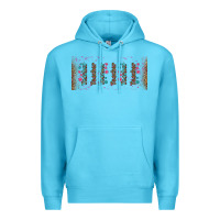 Ocean Blue teacher gemstone and pink flower libbey glass Premium Hoodie - BundleAndBundleShop