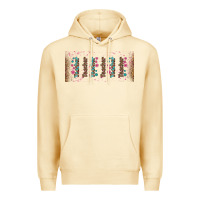 Pina Colada teacher gemstone and pink flower libbey glass Premium Hoodie - BundleAndBundleShop