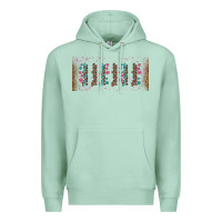 Seafoam teacher gemstone and pink flower libbey glass Premium Hoodie - BundleAndBundleShop